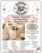 Scoopie Treasures Beginners Scrapbooking Kit